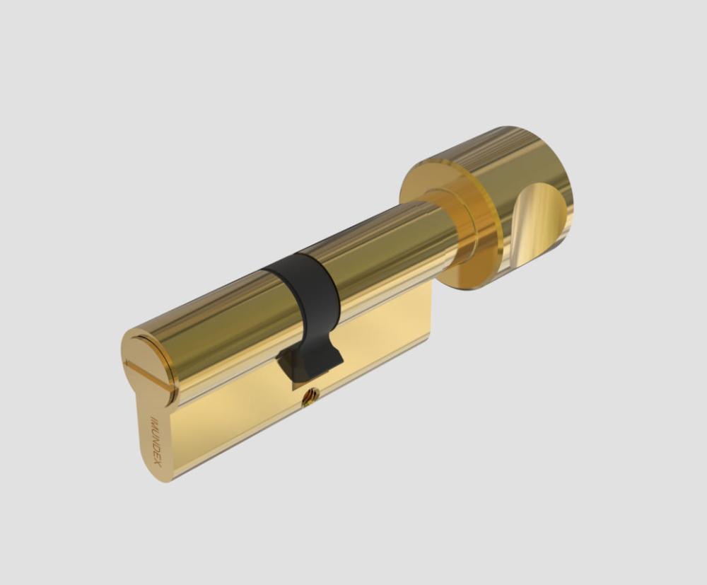 Ruột khóa WC đầu vặn tròn 70mm