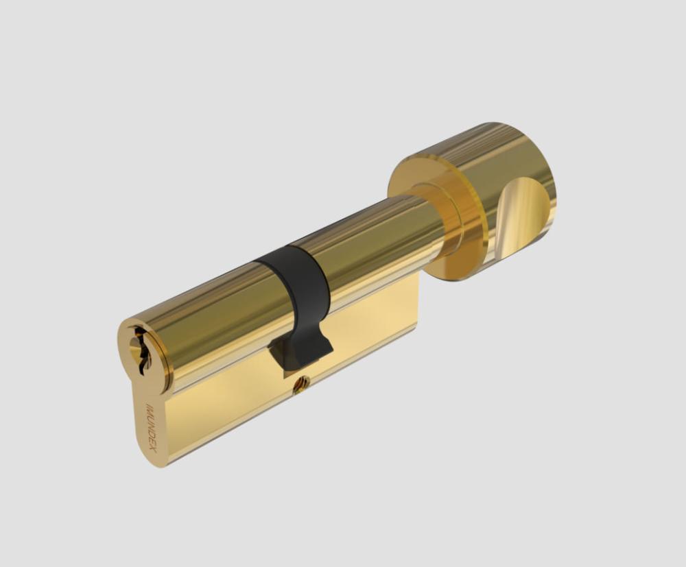 Ruột khóa 1 đầu chìa và 1 đầu vặn tròn 70mm