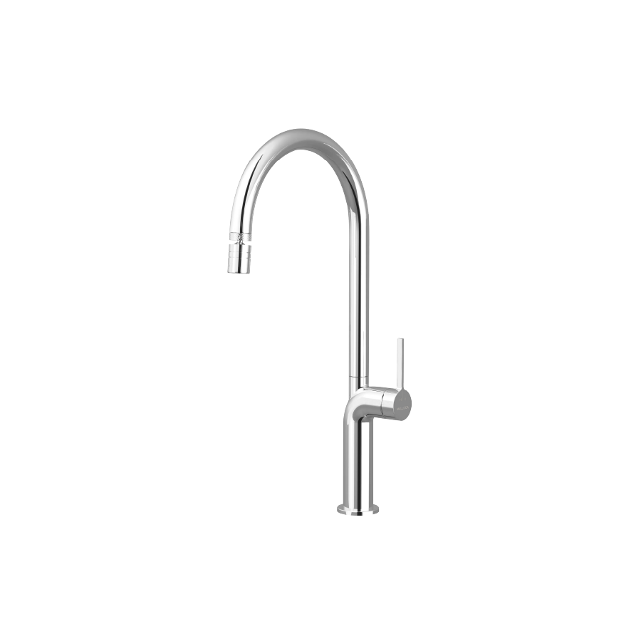 Vòi rửa chén nóng lạnh đồng thau chrome
