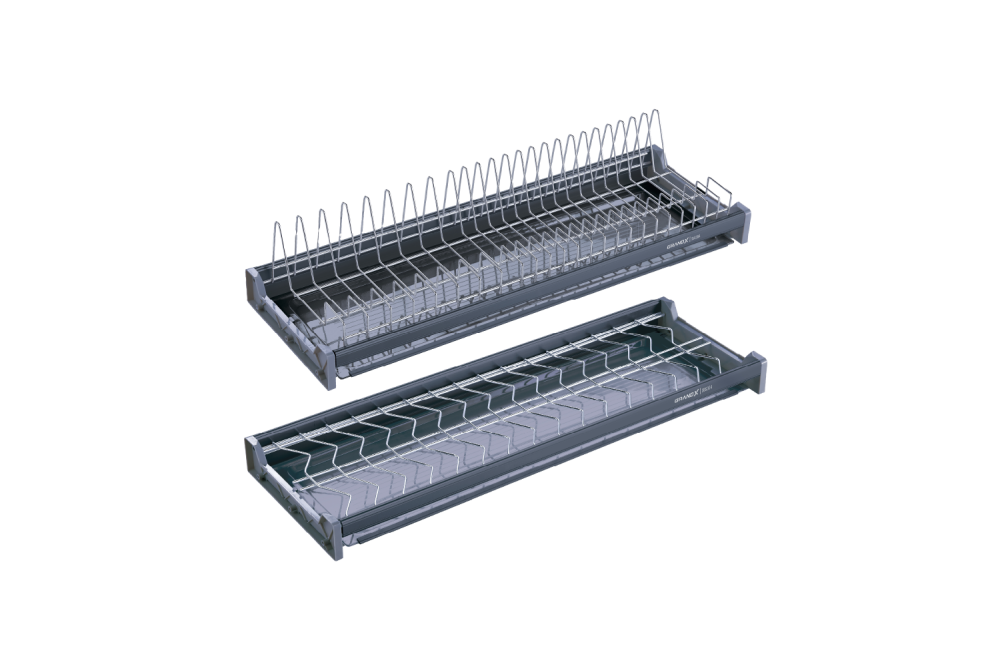 Giá chén bát cố định 900mm Inox 304 nan dẹt GrandX XF.90S