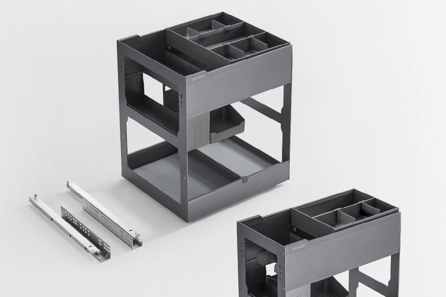 Giá gia vị 350mm Titanium GrandX XS.35T